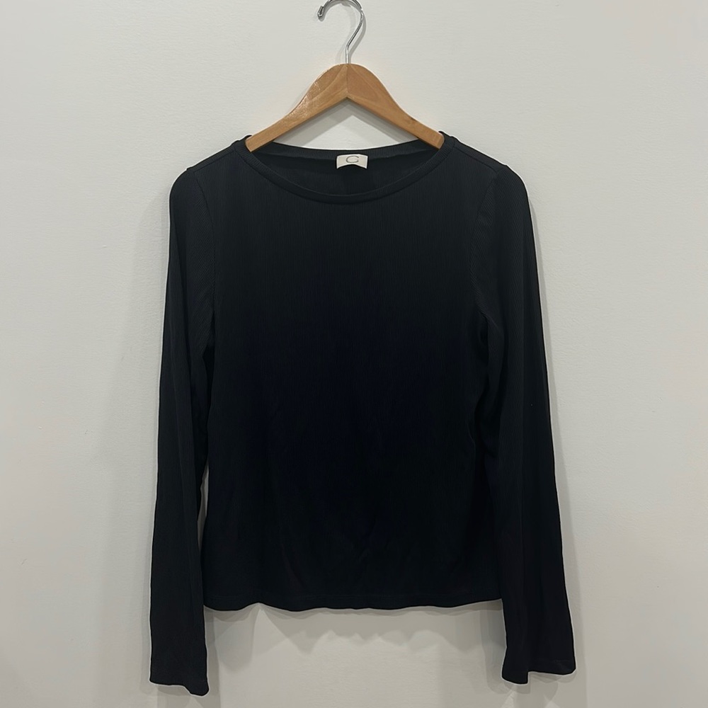 CG long sleeve black top